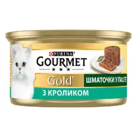 Gourmet Gold влажный корм для кошек 85 г - с кроликом (7613033706271)  - фото 1