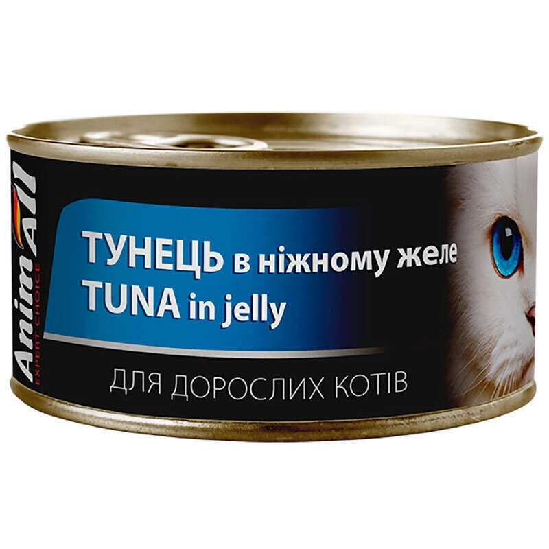 AnimAll ВОЛОГИЙ КОРМ Холістік коти (з тунцем в ніжному желе) 85 г 