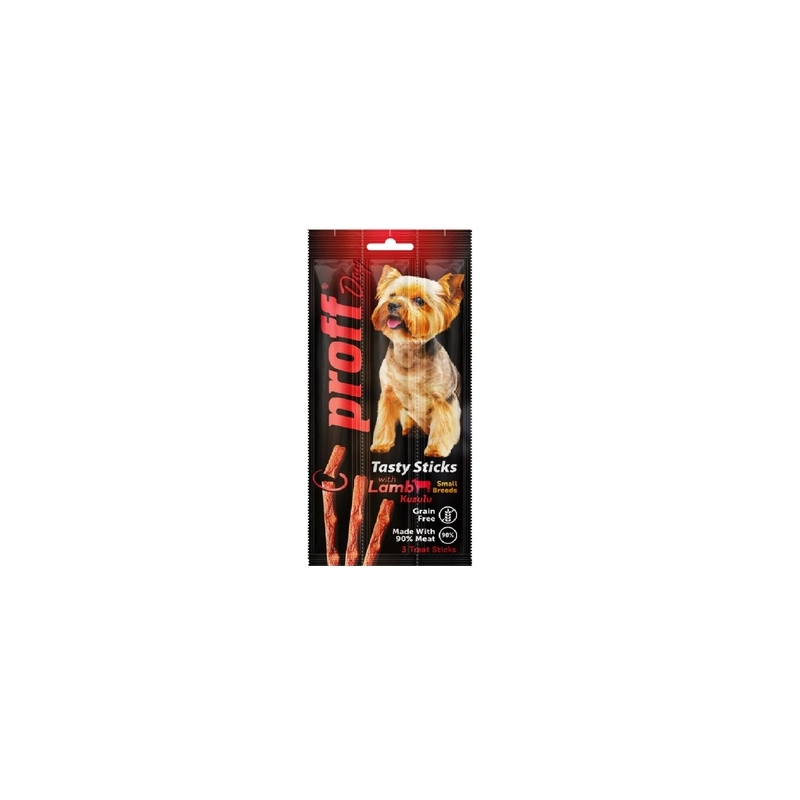 PROFF DOG Grain Free Tasty Sticks Beef ЖУВАЛЬНІ ЛАСОЩІ Холістік собаки дрібних порід (стікси) 15 г 