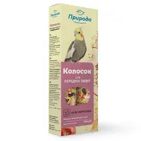 Ласощі для середніх папуг Природа Мультифрукт 140г (4820157400012) 