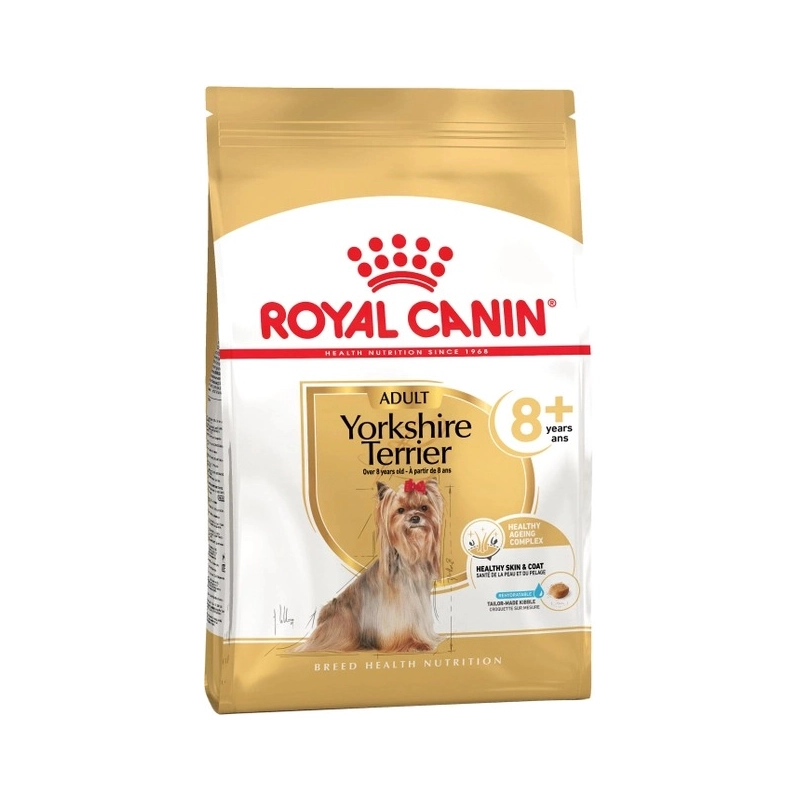 Royal Canin YORKSHIRE Terrier AGEING 8+ СУХИЙ КОРМ Супер-преміум собаки породи йоркширський тер'єр (з м'ясом) 1.5 кг 