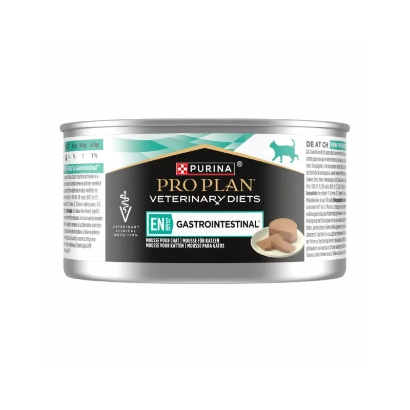 Purina Pro Plan Veterinary Diets EN Gastrointestinal ВОЛОГИЙ КОРМ Холістік коти (при хворобах ШКТ) 195 г  - фото 1