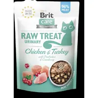 Brit Care Raw Treat Urinary ЛАСОЩІ Супер-преміум коти (з куркою та індичкою) 40 г 
