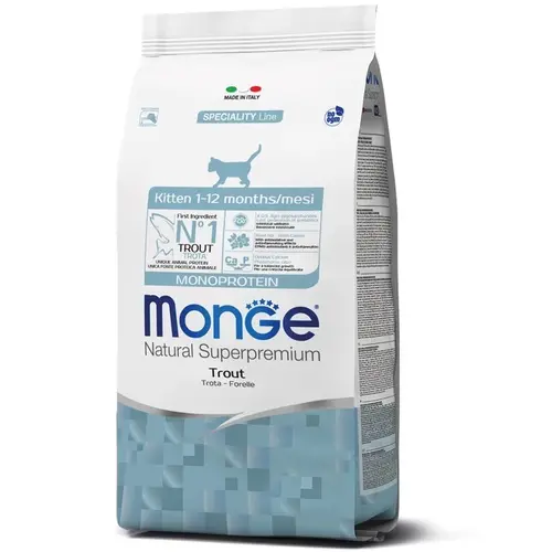 Monge Kitten сухой корм для котят 400 г - с форелью (8009470005470)