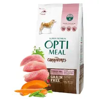 Optimeal for Casnivore Turkey СУХИЙ КОРМ Супер-преміум собаки (з індичкою та овочами) 1.5 кг 
