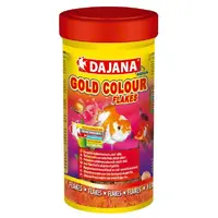 Корм для золотих риб карасів та декоративних рибок Dajana Gold Colour Flakes в пластівцях 20 г (8594000253044) 