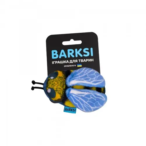 Barksi Бджілка іграшка для котів 10х6 см - з дзвіночком (2007033059744)