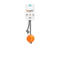Liker5 Cord м'ячик для собак D=5 см - на шнурі (4823089303758) 