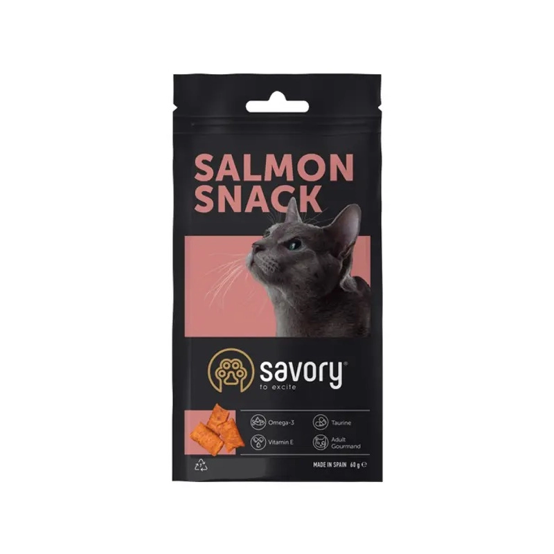 Savory Salmon Snack ЛАСОЩІ Холістік коти (з лососем) 60 г 
