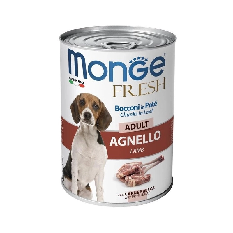 Monge Fresh ADULT Lamb ВОЛОГИЙ КОРМ Premium собаки (з ягням) 400 г 