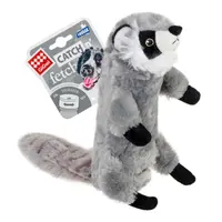 GiGwi Catch&Fetch Шкурка єнота іграшка для собак 51 см - з пляшкою з пищалкою (4823089351544) 