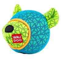WAUDOG Fun Ведмідь іграшка для собак 12х11 см - блакитна (4823089348698)  - фото 1