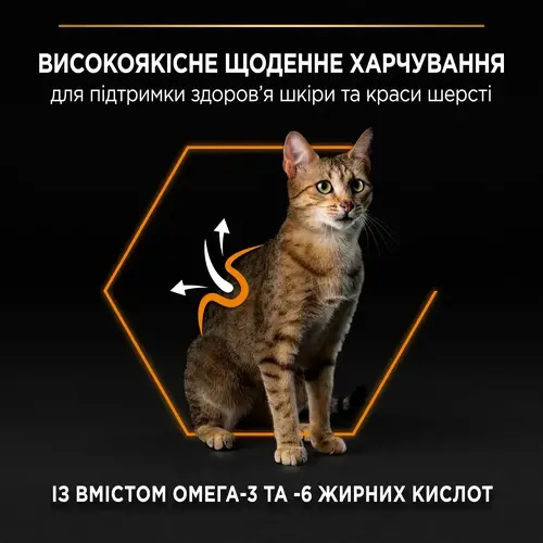 Purina Pro Plan Adult 1+ Derma Care сухий корм для котів для підтримки здоров'я шкіри та шерсті 10 кг - з лососем (7613036529235)