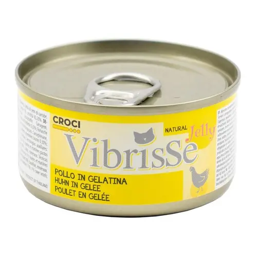 Vibrisse Jelly Natural ВОЛОГИЙ КОРМ Супер-преміум коти (з курячим філе) 70 г
