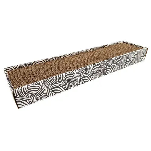 CROCI Animalier Зебра драпак для котів 48х12х5 см - гофрокартон (8023222205765)
