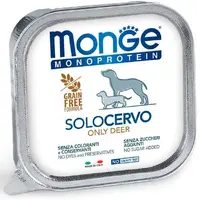 Monge Dog Wet Solo 100% влажный корм для собак 150 г - с олениной (8009470014175) 