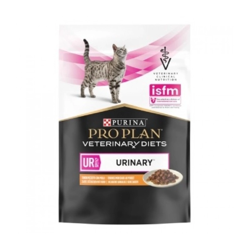 Purina Pro Plan Veterinary Diets UR Urinary ВОЛОГИЙ КОРМ Холістік коти (при захворюваннях сечовивідних шляхів) 85 г 