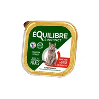 Equilibre & Instinct влажный корм для стерилизованных кошек 85 г - с говядиной и кабачком (3428460079799) 