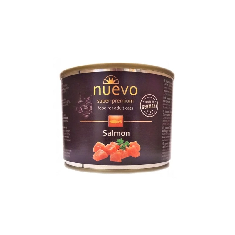 Nuevo Adult Salmon вологий корм для котів 200 г - з лососем (4250231595134) 