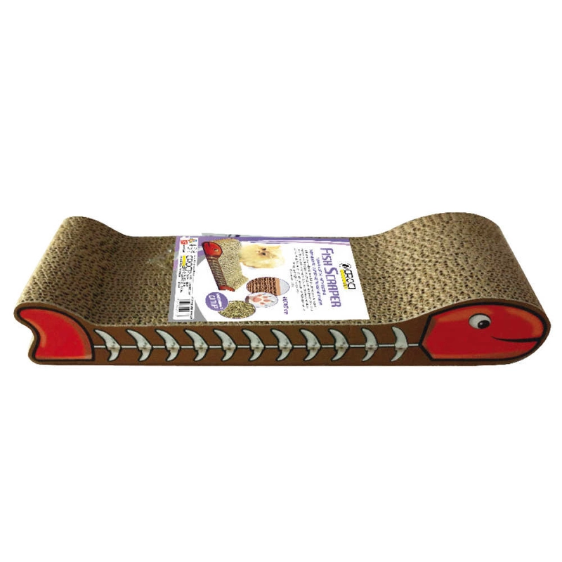 CROCI Рибка драпак для котів 44x14x7 см - гофрокартон (8023222129771) 