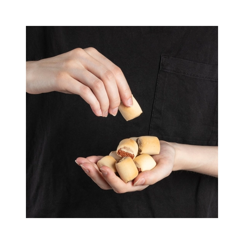 MERA Bakery Meaty Rolls Mix ЛАСОЩІ Економ собаки (мікс м'ясних рулетиків) 400 г  - фото 1