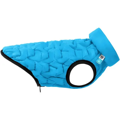 AiryVest Uni куртка двостороння для собак L 55 - блакитно-чорна (4823089313429)