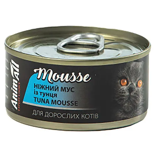 AnimAll ВОЛОГИЙ КОРМ Холістік коти (ніжний мус з кролика) 80 г