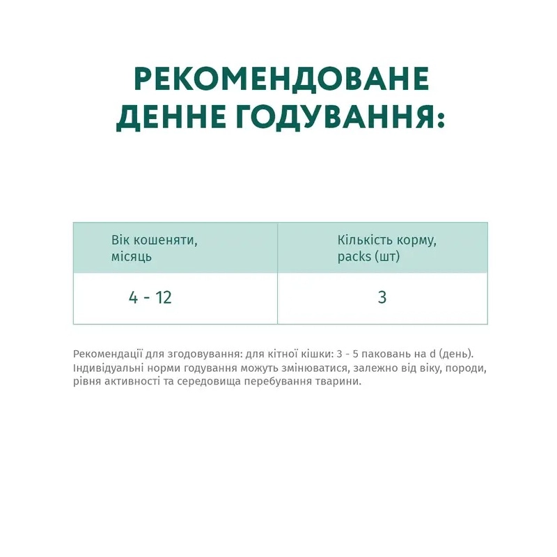 Optimeal 3+1 Kittens ВОЛОГИЙ КОРМ Супер-преміум кошенята (з куркою) 340 г  - фото 1
