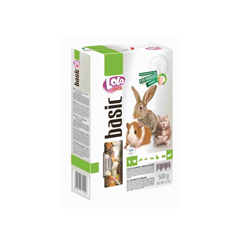 Lolopets Коктейль корм для хом'яків 500 г (5904479711496) 