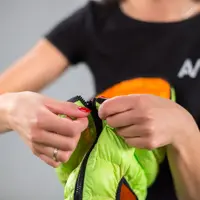 AiryVest куртка двостороння для собак L 55 - помаранчево-салатова (4823089300184)  - фото 4