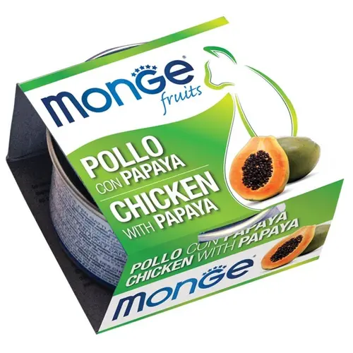 Monge Fruit ВОЛОГИЙ КОРМ Premium коти (з куркою та папаєю) 80 г