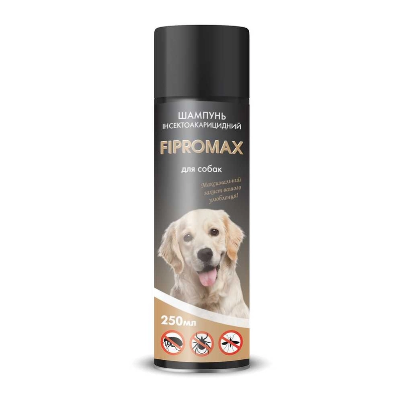 FIPROMAX шампунь для собак середніх і великих порід 250 мл - від бліх (4820237150233) 