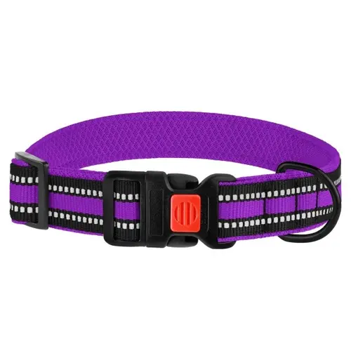 BronzeDog Mesh нашийник для собак XL - нейлоновий, фіолетовий (2007033025756)