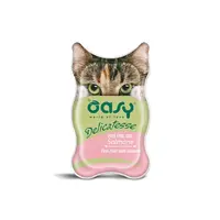 Oasy Cat вологий корм для котів 85 г - з лососем (8053017342283) 