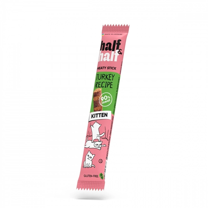 Half&Half лакомство для котят 5 г - с индейкой (4823082431878) 