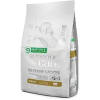 Natures Protection Superior Care White Dogs ADULT Small and MINI Breeds сухий корм для собак дрібних порід з білою шерстю 1.5 кг - із ягням(4771317456 