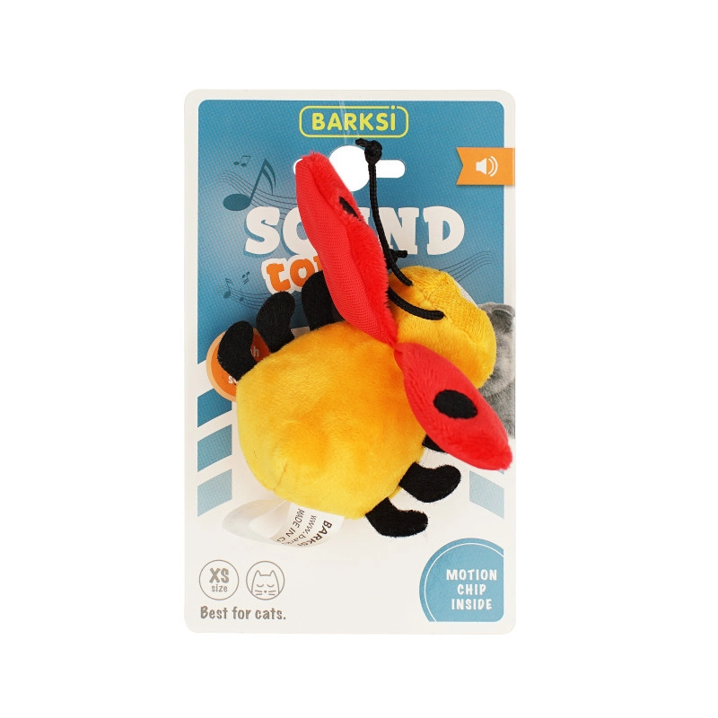Barksi Sound Toy Сонечко іграшка для котів 7 см - з датчиком торкання та звуковим чіпом (2007033036202) 