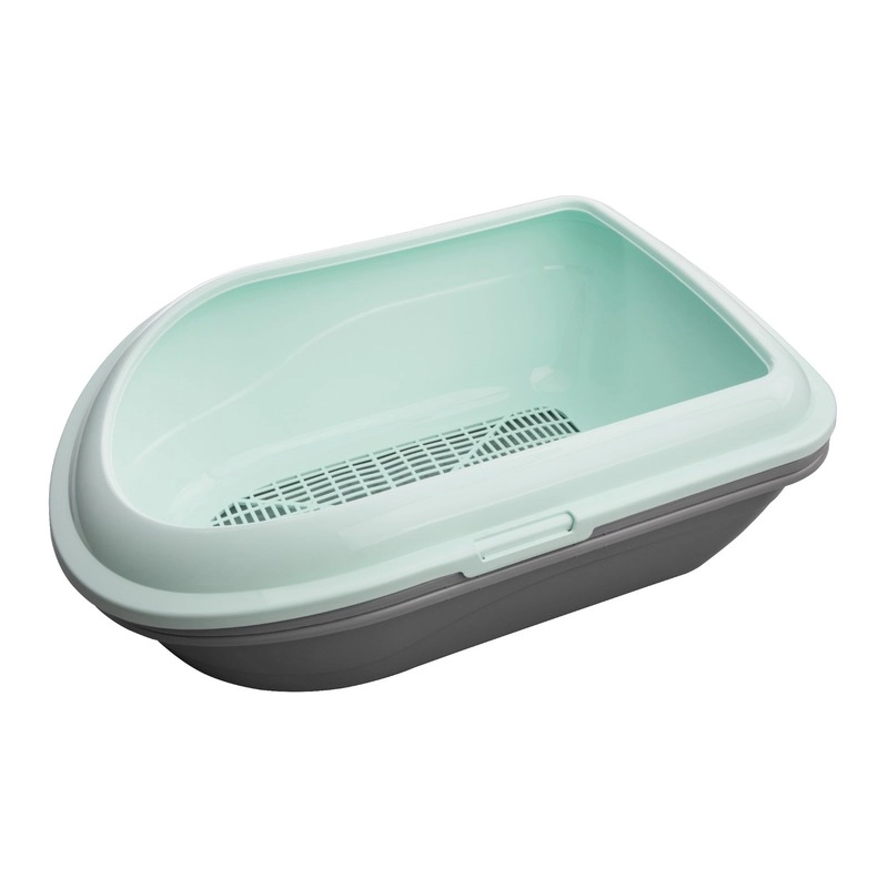 AnimAll CNR 130 туалет для кішок 57x39x23 см - під наповнювач, із сіткою, м'ятний (2000981207069) 