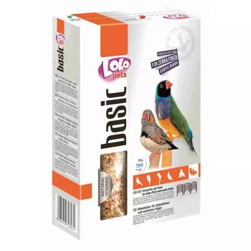 Lolopets корм для зебрових амадин та екзотичних птахів 500 г (5904479723031)