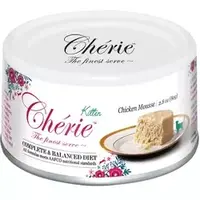 Cherie Kitten Complete&Balanced Diet Chicken Mousse ВОЛОГИЙ КОРМ Супер-преміум кошенята (мус із куркою) 80 г 