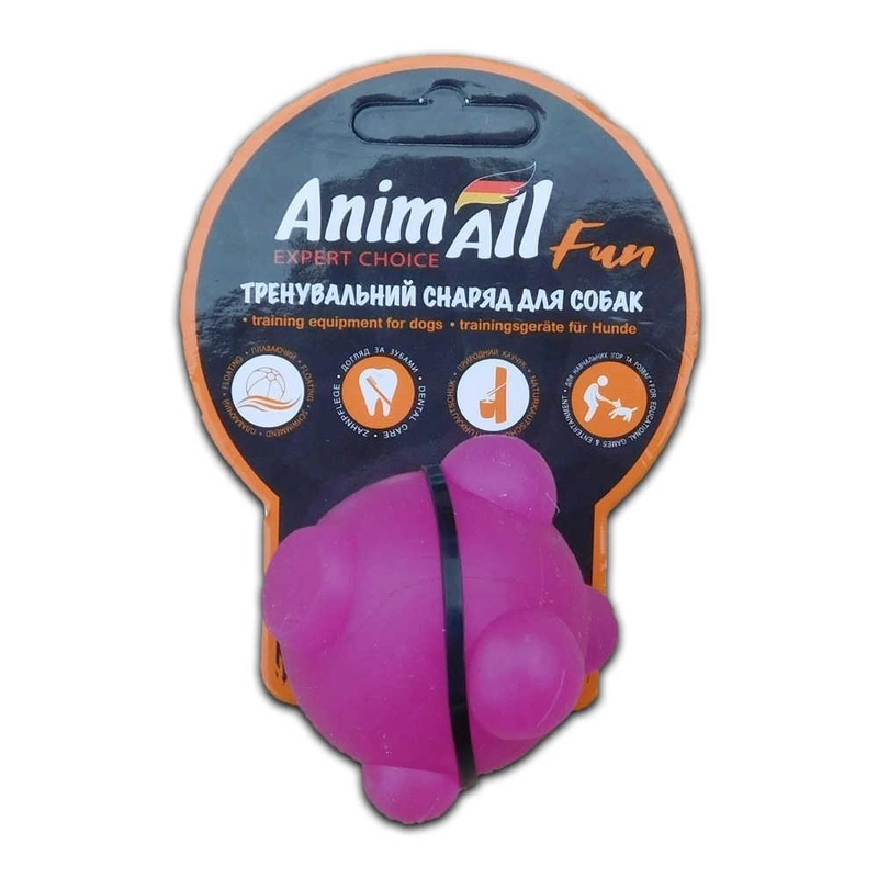 AnimAll Fun Куля іграшка для собак 5 см - фіолетова (2000981167325) 