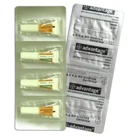 Bayer Advantage 40 краплі для котів 1 шт - від бліх, до 4 кг (4007221046387)  - фото 1