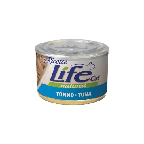 Lifecat Le Ricette Natural ВОЛОГИЙ КОРМ Супер-преміум коти (з тунцем) 150 г