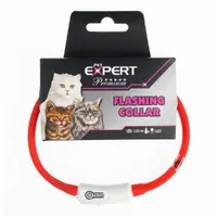 TATRAPET Expert LED нашийник для котів XS - силіконовий, червоний (8585027972094) 