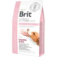 Brit VETERINARY DIETS Grain-Free HYPOALLERGENIC Salmon & Pea СУХИЙ КОРМ Холістік собаки (при харчовій алергії) 2 кг 