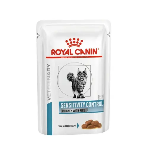 Royal Canin Sensitivity Control Chicken ВОЛОГИЙ КОРМ Холістік коти (при харчовій алергії) 85 г