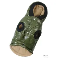 Dogs Bomba жилет лакований для собак 2 - хакі (2000000029405)  - фото 1