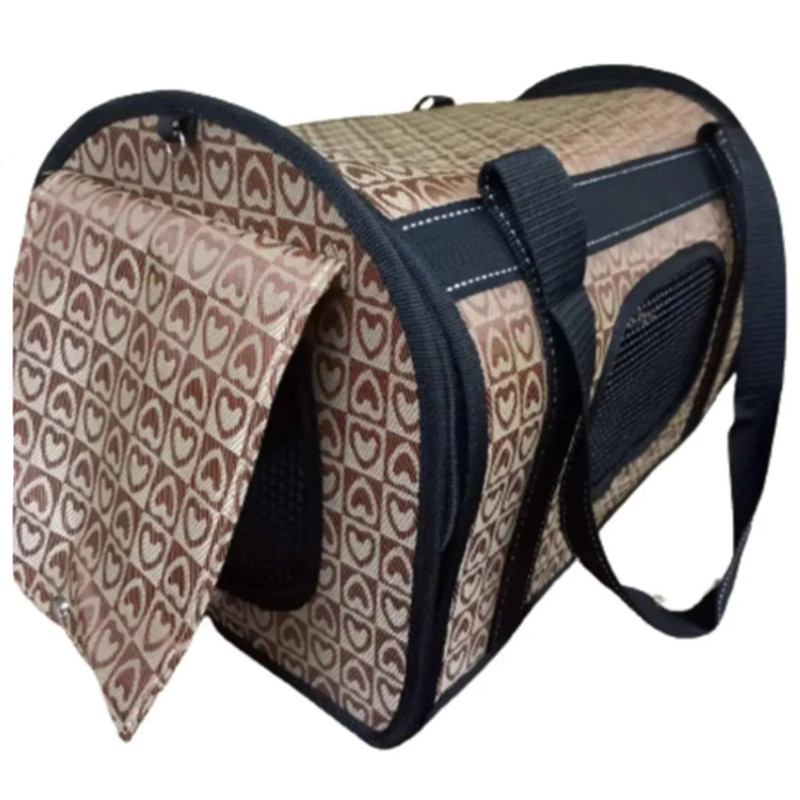 AnimAll HJ-131 сумка-переноска для котів та собак 48х25х29 см - жорстка, шоколадна (2000981201630) 