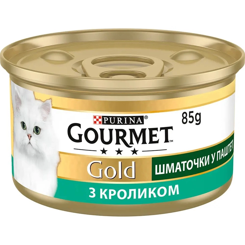 Gourmet Gold влажный корм для кошек 85 г - с кроликом (7613033706271) 