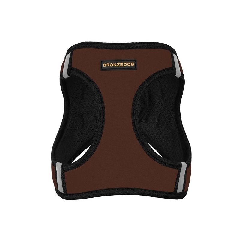 Bronzedog Sport Vest шлея для собак S - неопренова, коричнева (2007033018291)  - фото 1